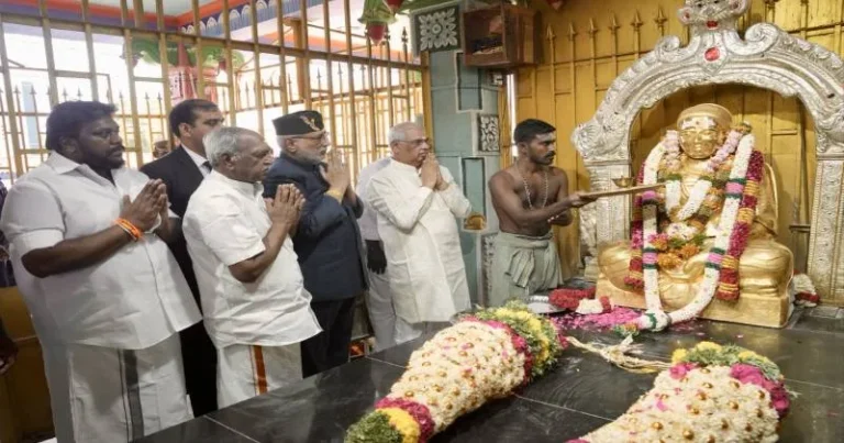 முத்துராமலிங்க தேவர் ஜெயந்தி – பசும்பொன் நினைவிடத்தில் குடியரசு துணைத் தலைவர், ஆளுநர் மரியாதை!